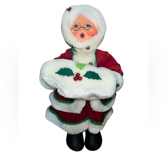 ANNALEE 18" Santa Claus & Mrs. Claus Jinglebell Christmas Dolls, Mobilitee, 2006 - Picture 3 of 10